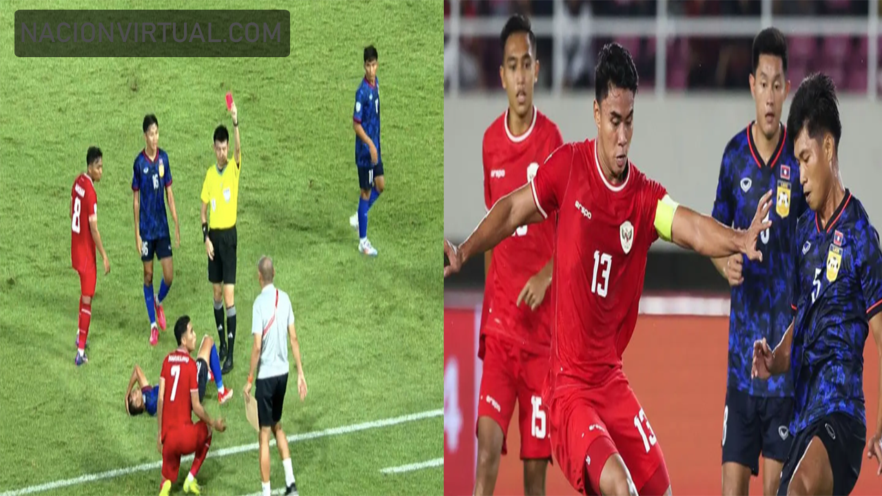 Hasil Pertandingan Indonesia vs Laos: 3-3, Marselino Mendapat Kartu Merah